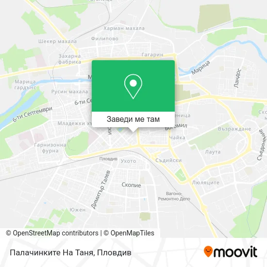 Палачинките На Таня карта