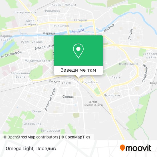 Omega Light карта