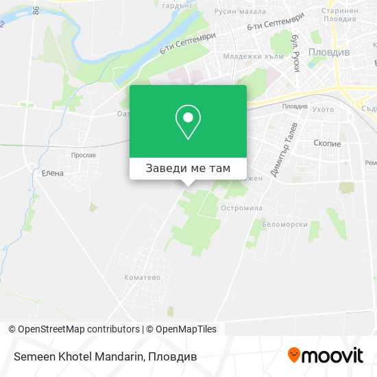 Semeen Khotel Mandarin карта