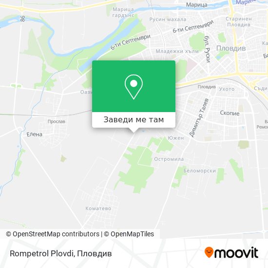 Rompetrol Plovdi карта