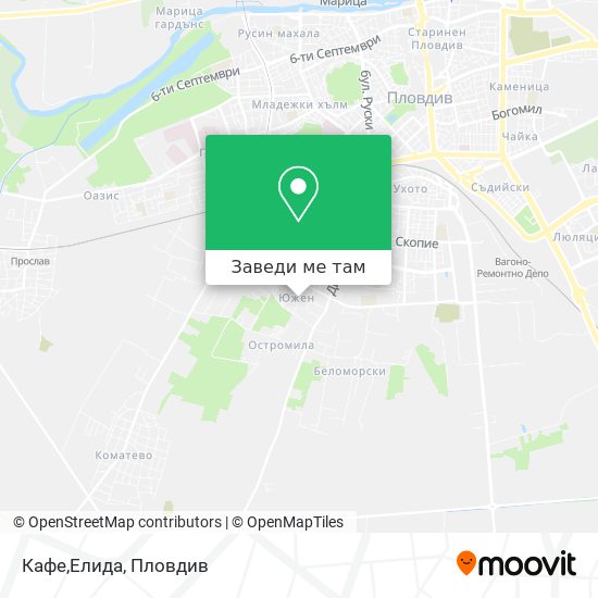 Кафе,Елида карта