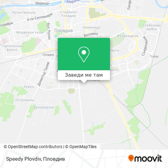 Speedy Plovdiv карта