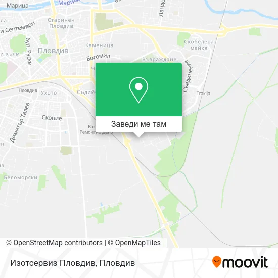 Изотсервиз Пловдив карта