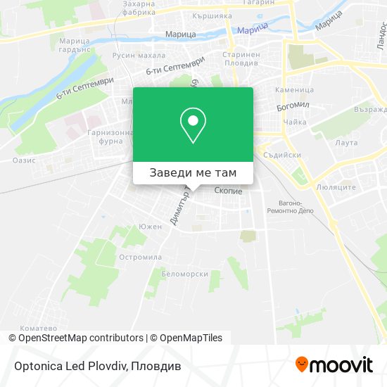 Optonica Led Plovdiv карта