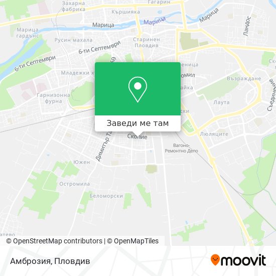 Амброзия карта