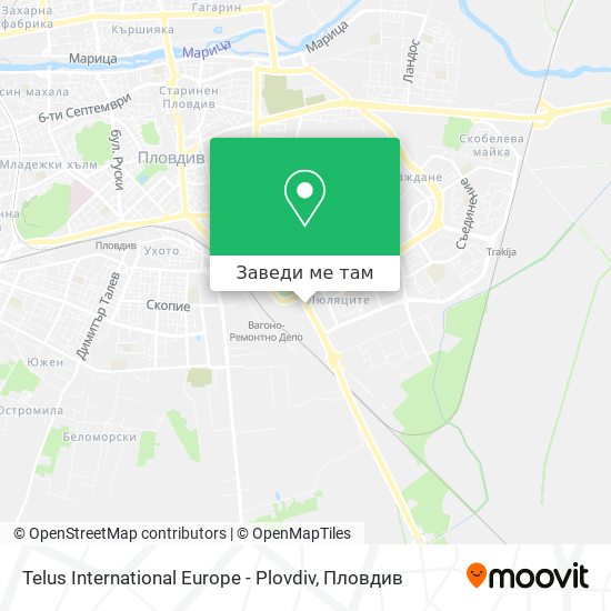 Telus International Europe - Plovdiv карта