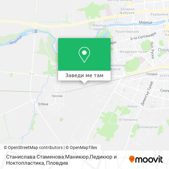 Станислава Стаменова:Маникюр,Педикюр и Ноктопластика карта