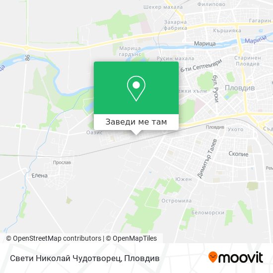Свети Николай Чудотворец карта