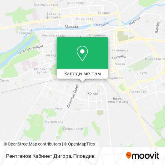 Рентгенов Кабинет Дигора карта