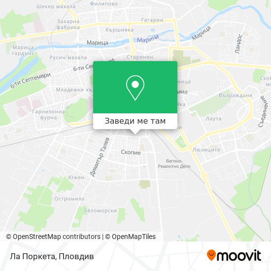 Ла Поркета карта