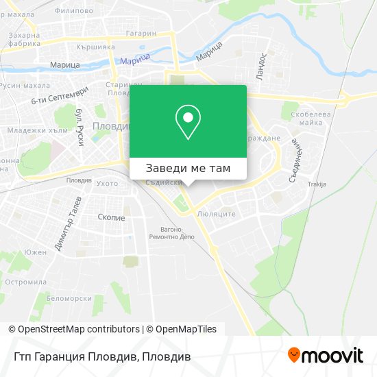 Гтп Гаранция Пловдив карта