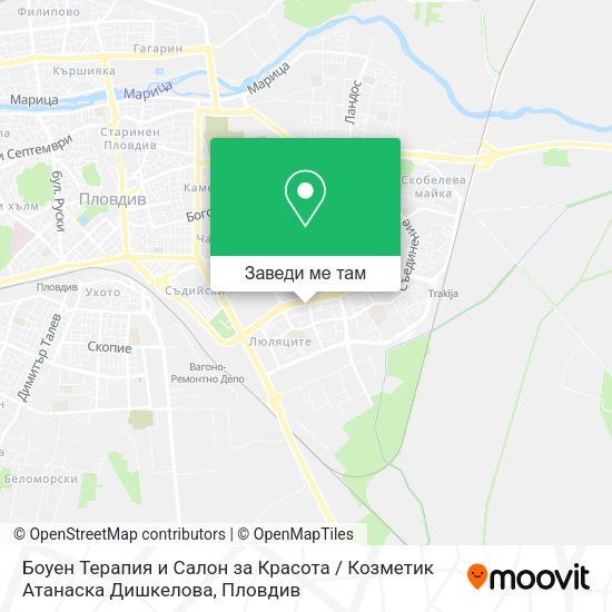Боуен Терапия и Салон за Красота / Козметик Атанаска Дишкелова карта