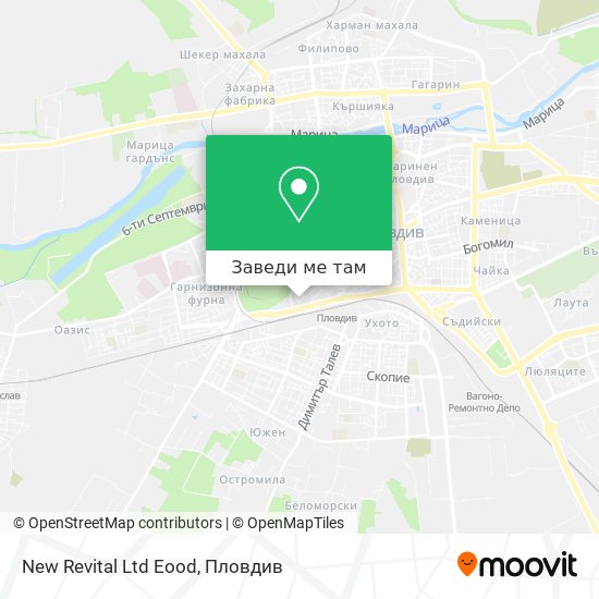 New Revital Ltd Eood карта