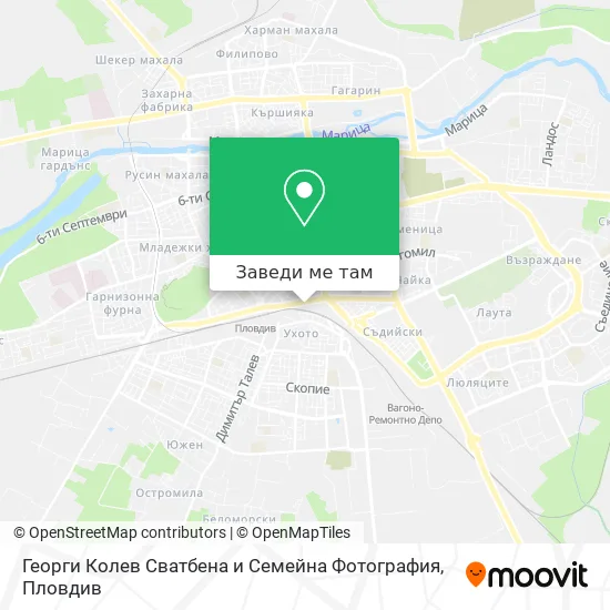 Георги Колев Сватбена и Семейна Фотография карта