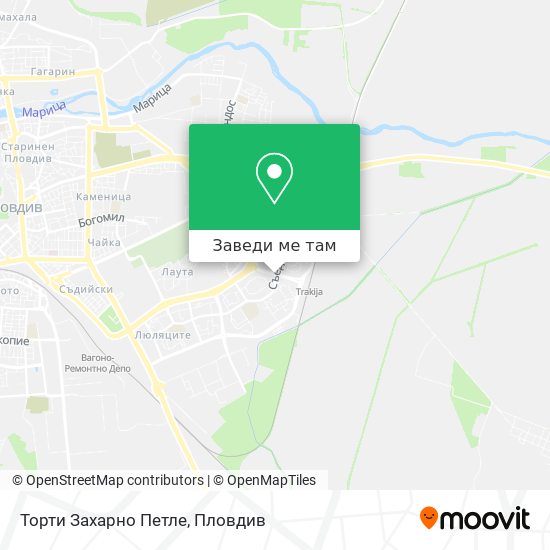 Торти Захарно Петле карта