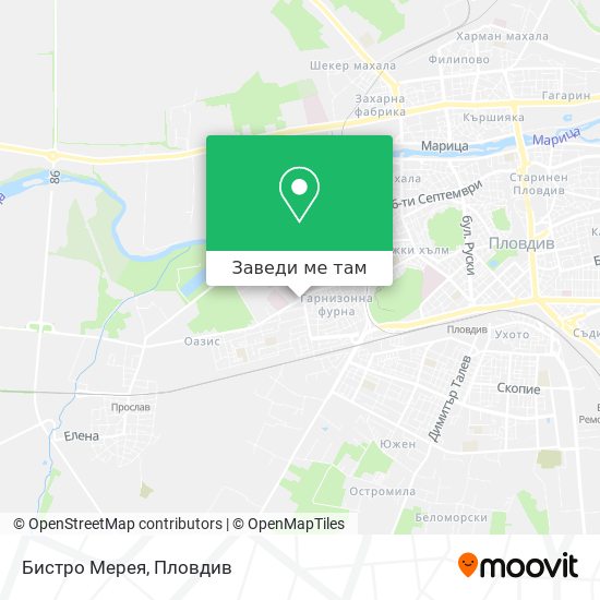 Бистро Мерея карта