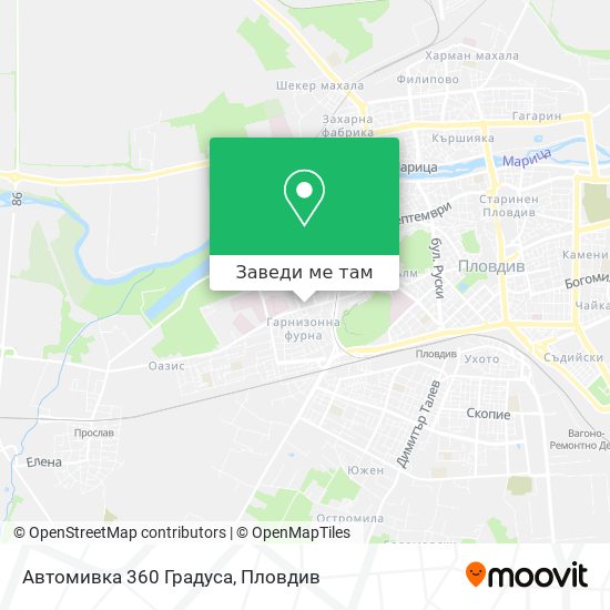 Автомивка 360 Градуса карта