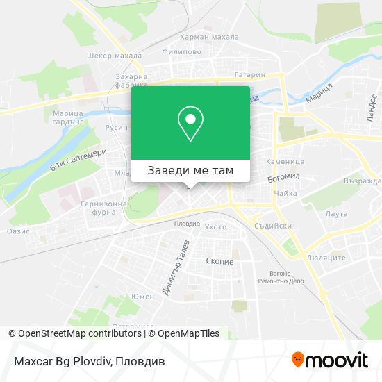 Maxcar Bg Plovdiv карта
