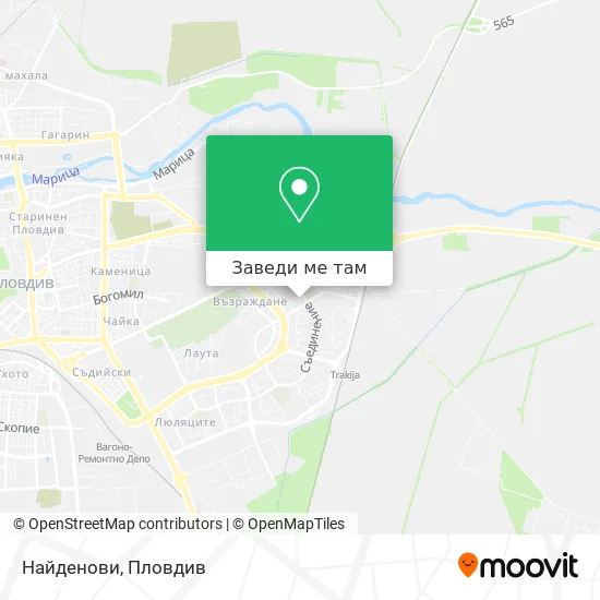 Найденови карта