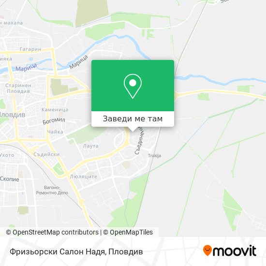 Фризьорски Салон Надя карта
