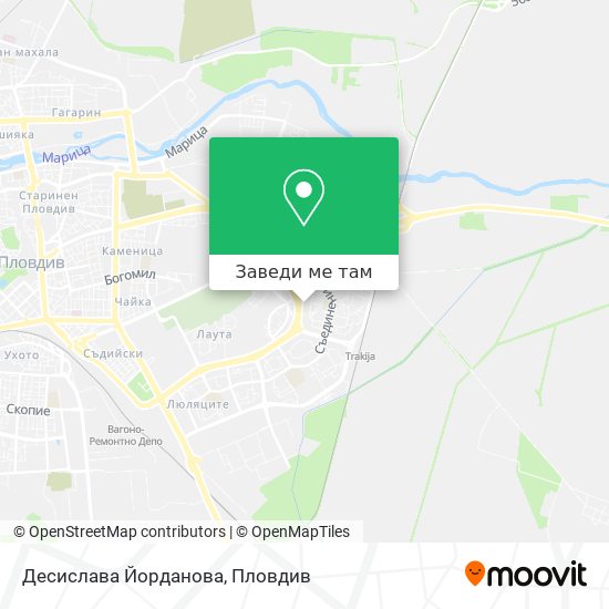 Десислава Йорданова карта