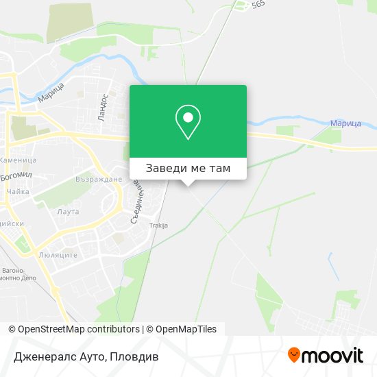 Дженералс Ауто карта