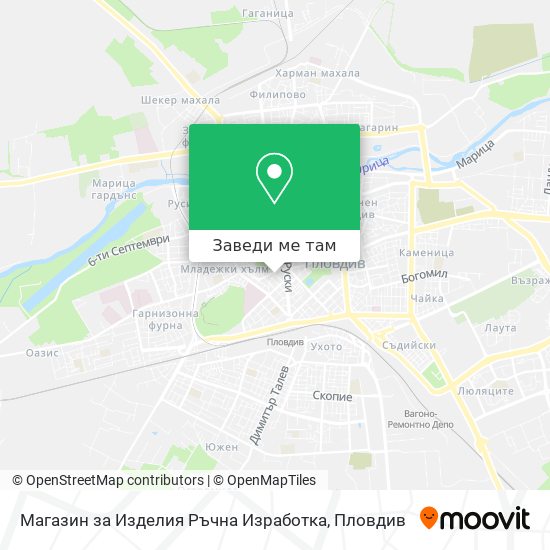 Магазин за Изделия Ръчна Изработка карта