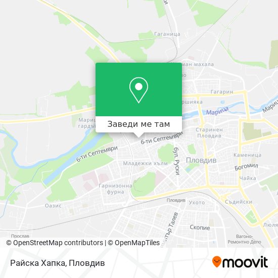 Райска Хапка карта