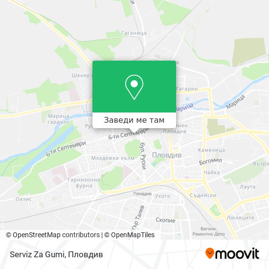 Serviz Za Gumi карта