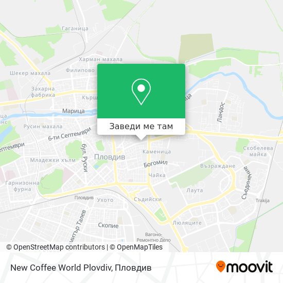 New Coffee World Plovdiv карта