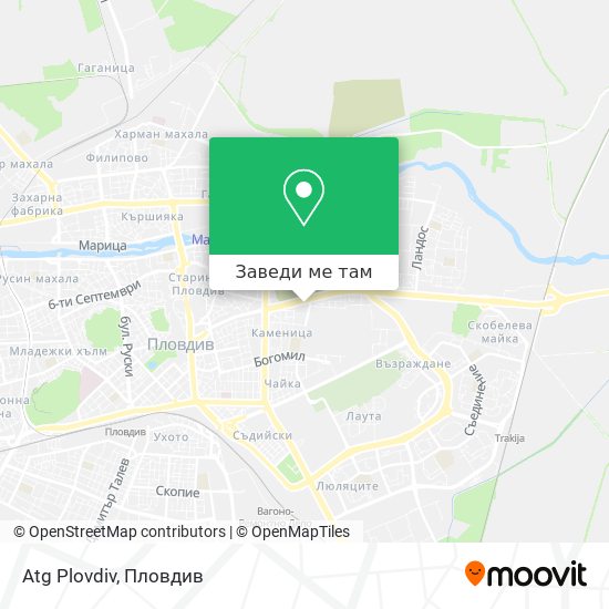 Atg Plovdiv карта