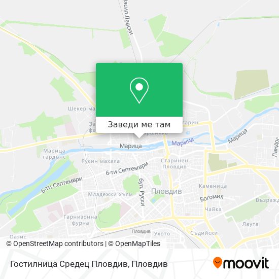 Гостилница Средец Пловдив карта