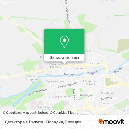 Детектор на Лъжата - Пловдив карта