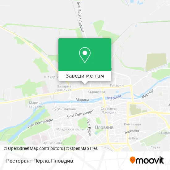 Ресторант Перла карта