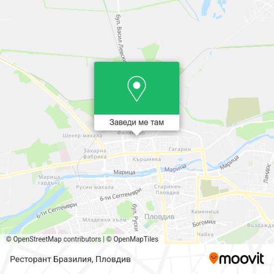 Ресторант Бразилия карта