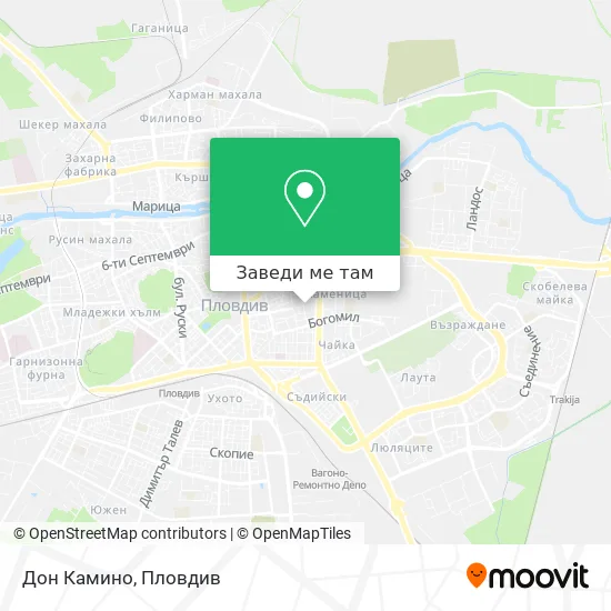 Дон Камино карта