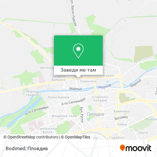 Bodimed карта