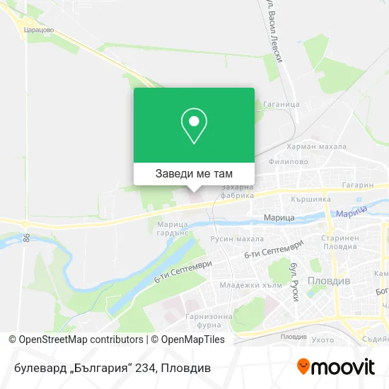 булевард „България“ 234 карта