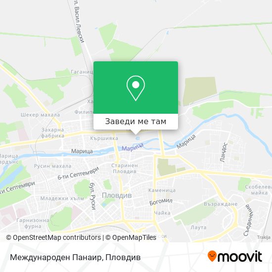 Международен Панаир карта