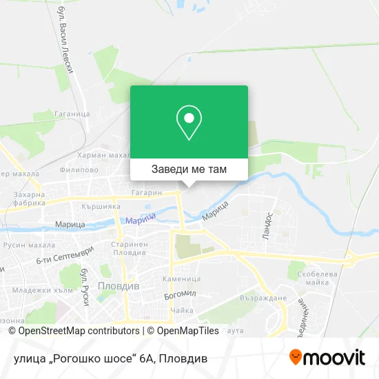 улица „Рогошко шосе“ 6А карта