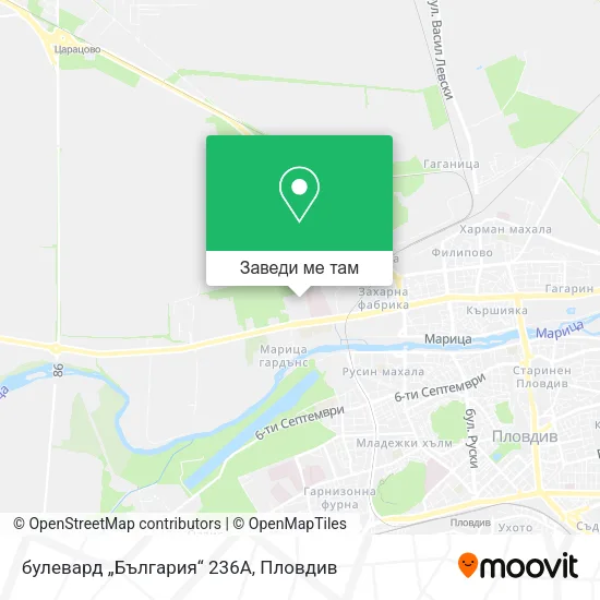 булевард „България“ 236А карта
