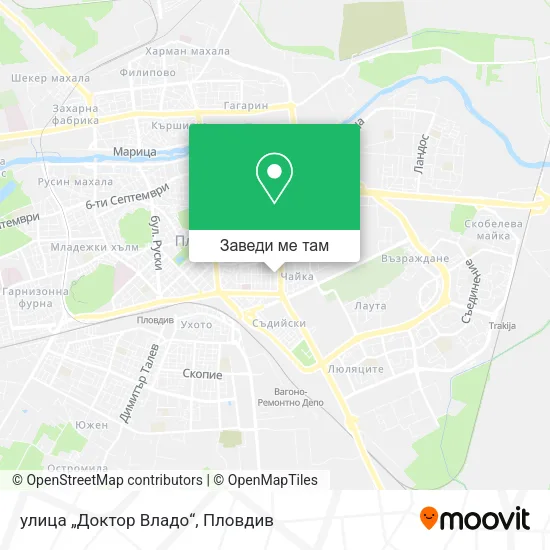 улица „Доктор Владо“ карта