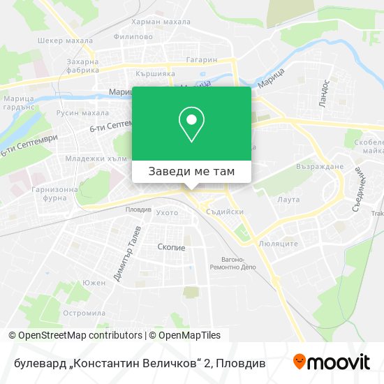 булевард „Константин Величков“ 2 карта