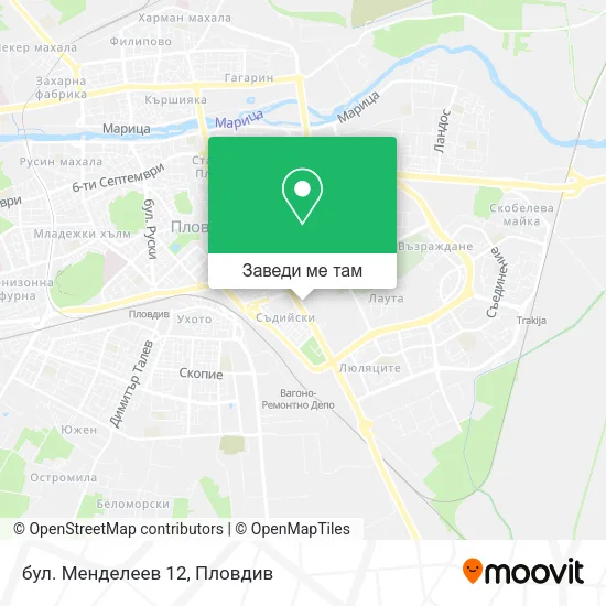 бул. Менделеев 12 карта