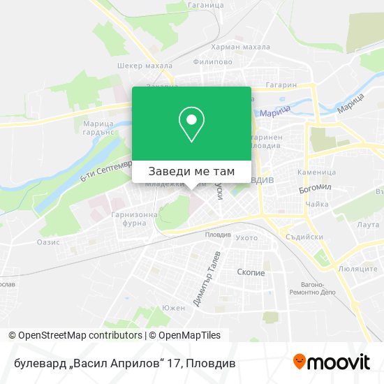 булевард „Васил Априлов“ 17 карта