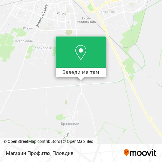 Магазин Профитех карта