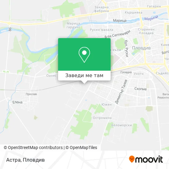 Астра карта