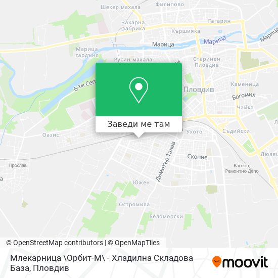 Млекарница \Орбит-М\ - Хладилна Складова База карта