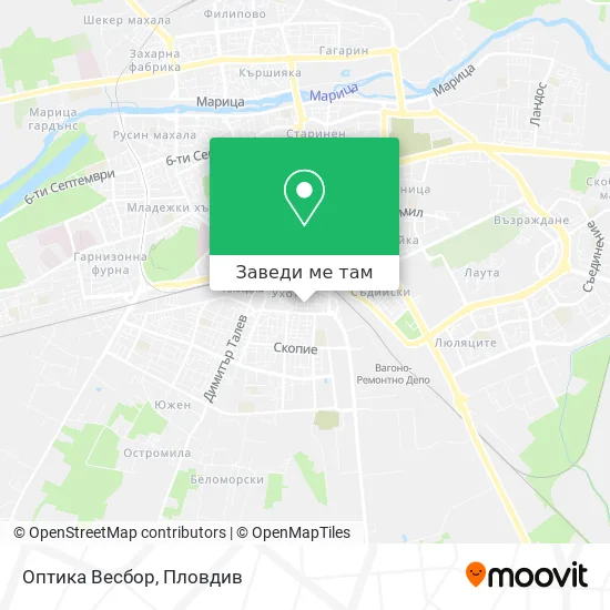 Оптика Весбор карта