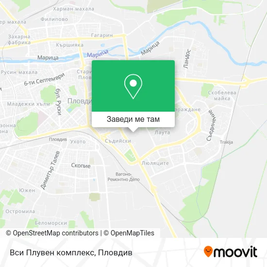 Вси Плувен комплекс карта
